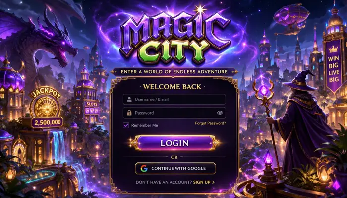 magic city 777 login